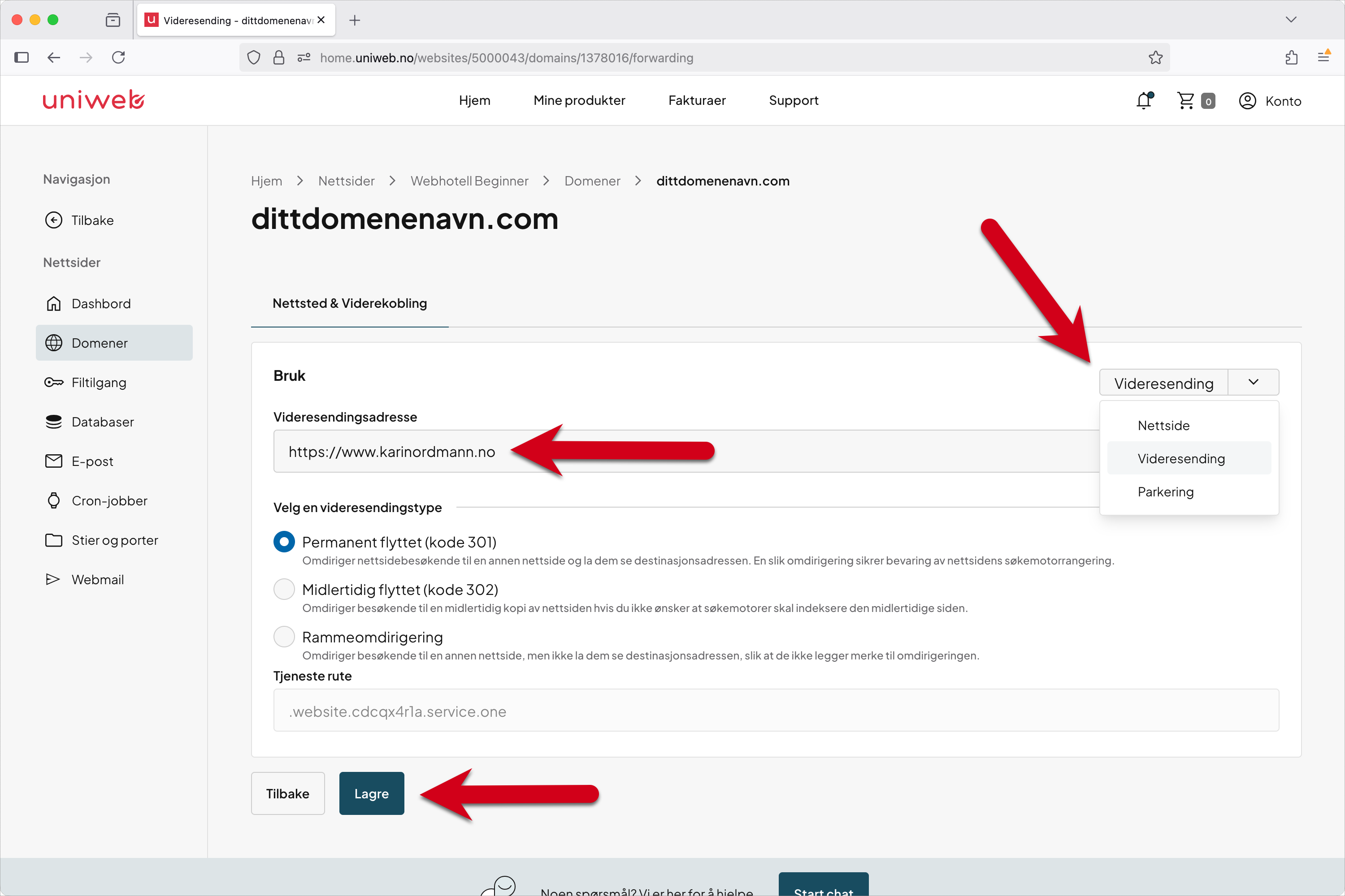 leggtilvideresendingmedwebhotell.png