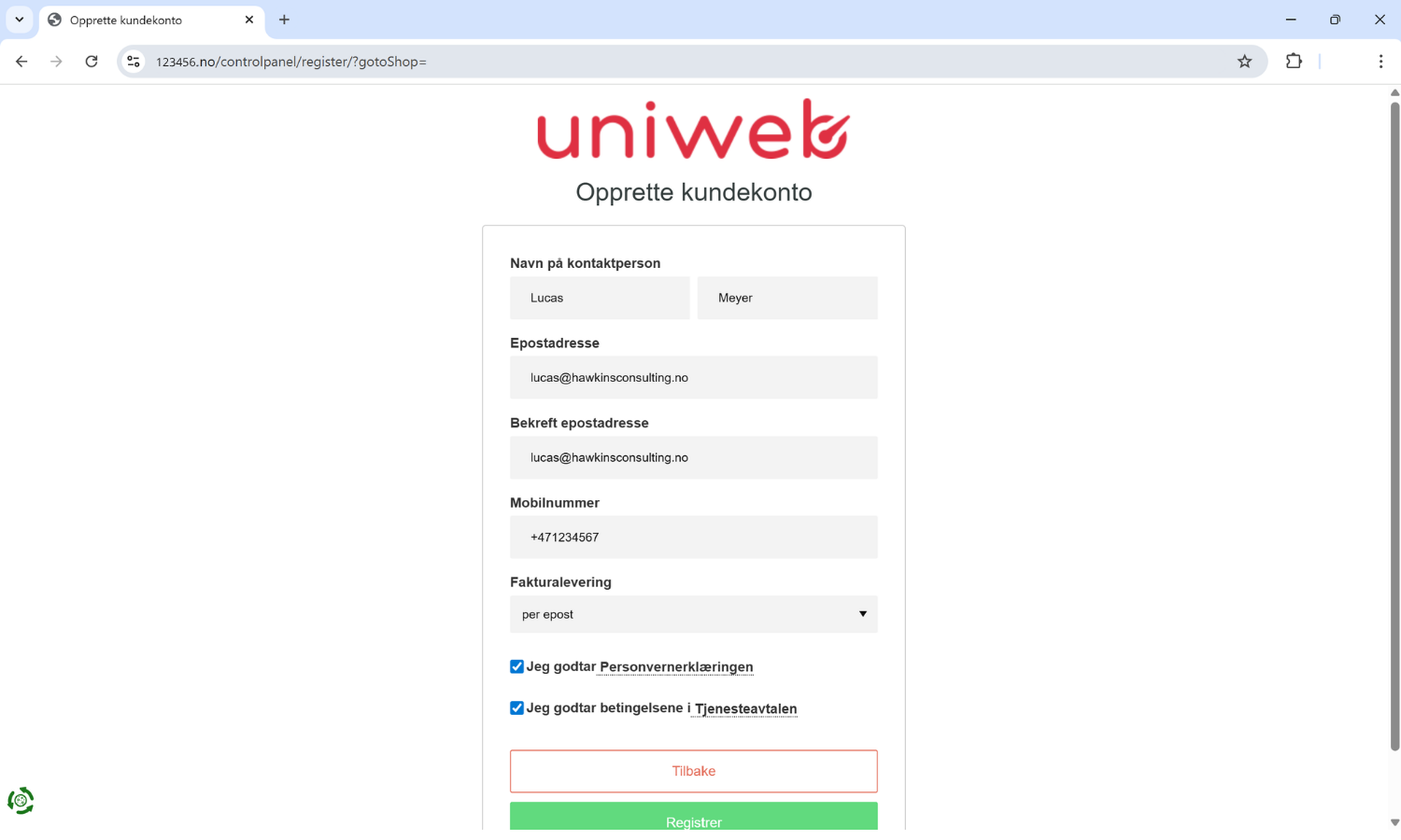 6 - UNIWEB - opprette kundekonto i kontrollpanelet.png