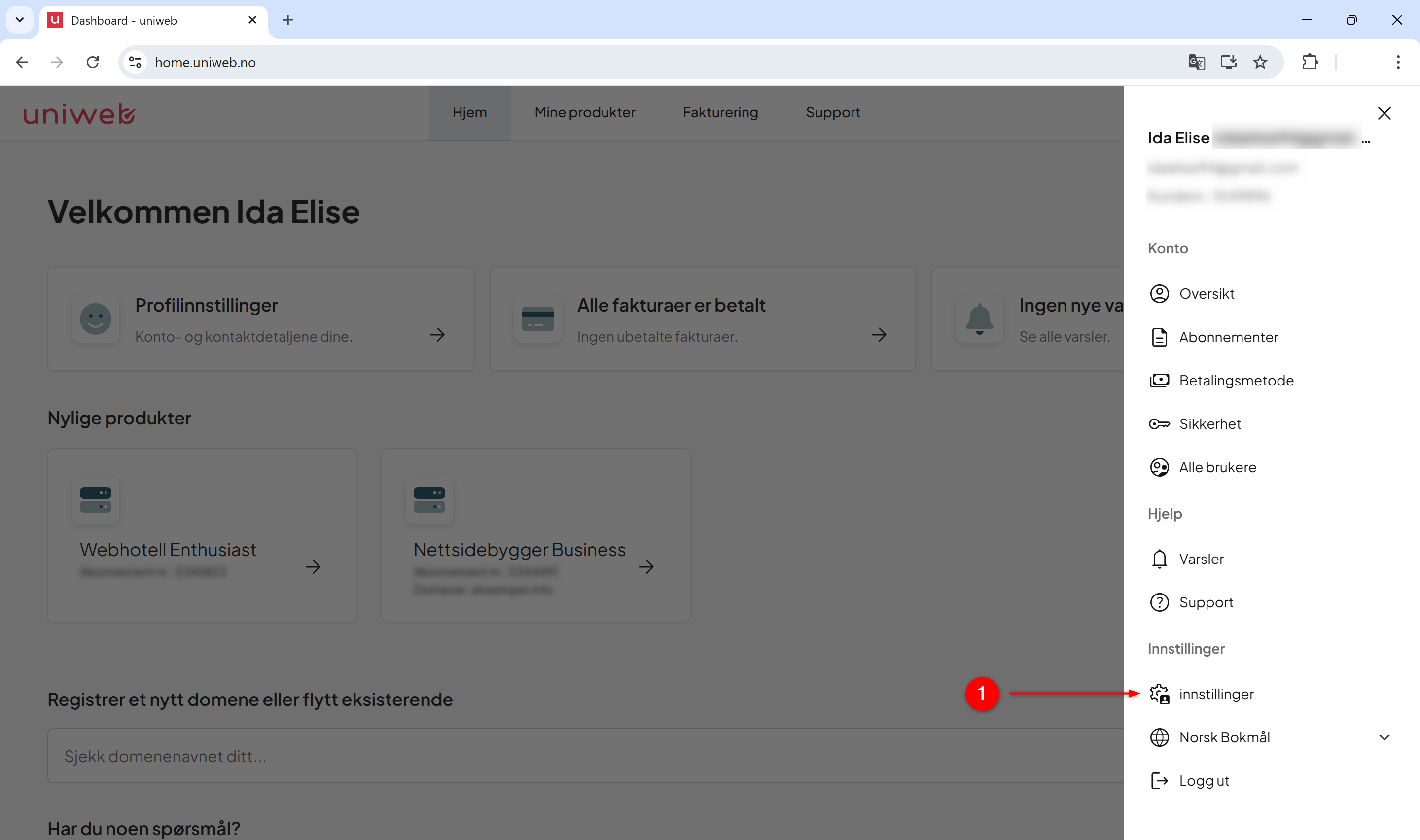 Slik endrer du fakturametode - uniweb - 2.png