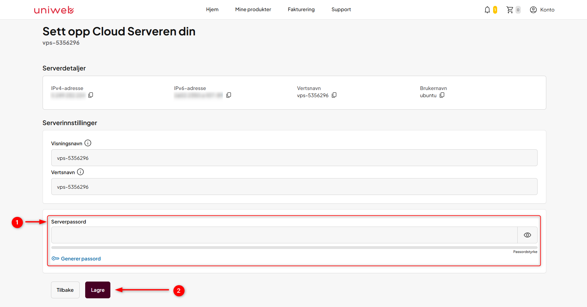 Sette root passord uniweb 2.png