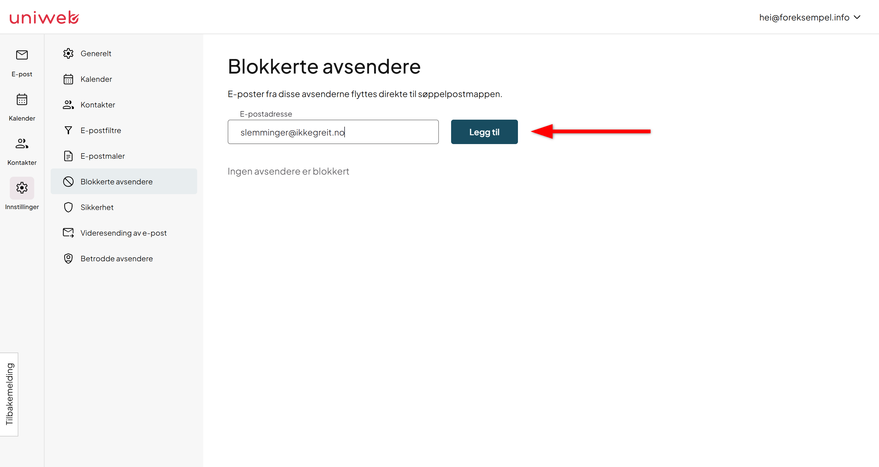 6 - uniweb - legg til blokkerte avsendere.png
